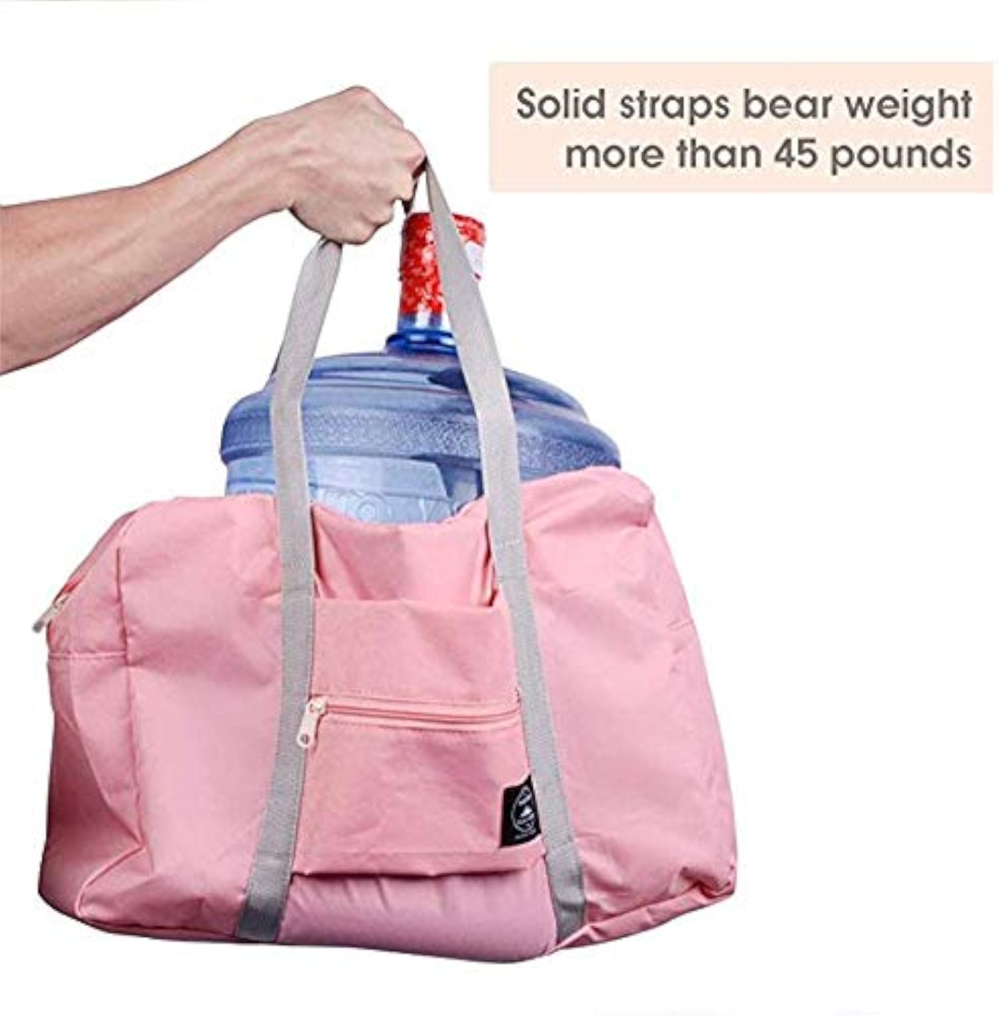Travel Foldable Nylon Duffle Tote Bag, Waterproof